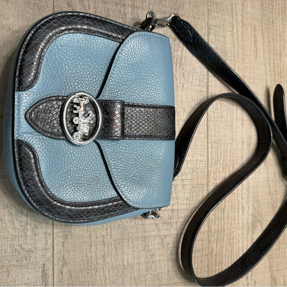 Coach Georgie Saddle Bag - Picture 1 of 3